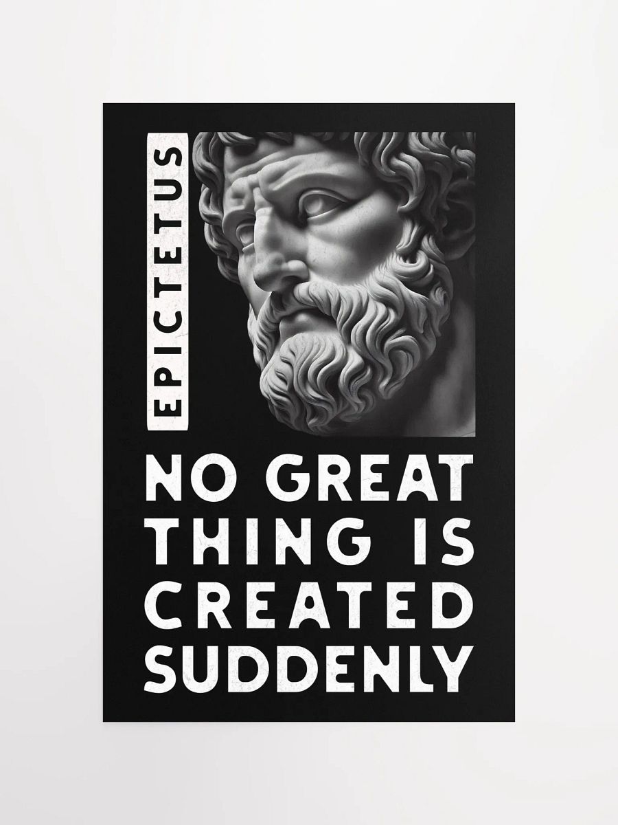 Epictetus Motivation Quote Matte Paper Poster product image (6)