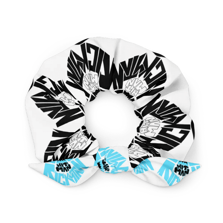 Black Beard Scrunchie (Black and Teal) product image (2)