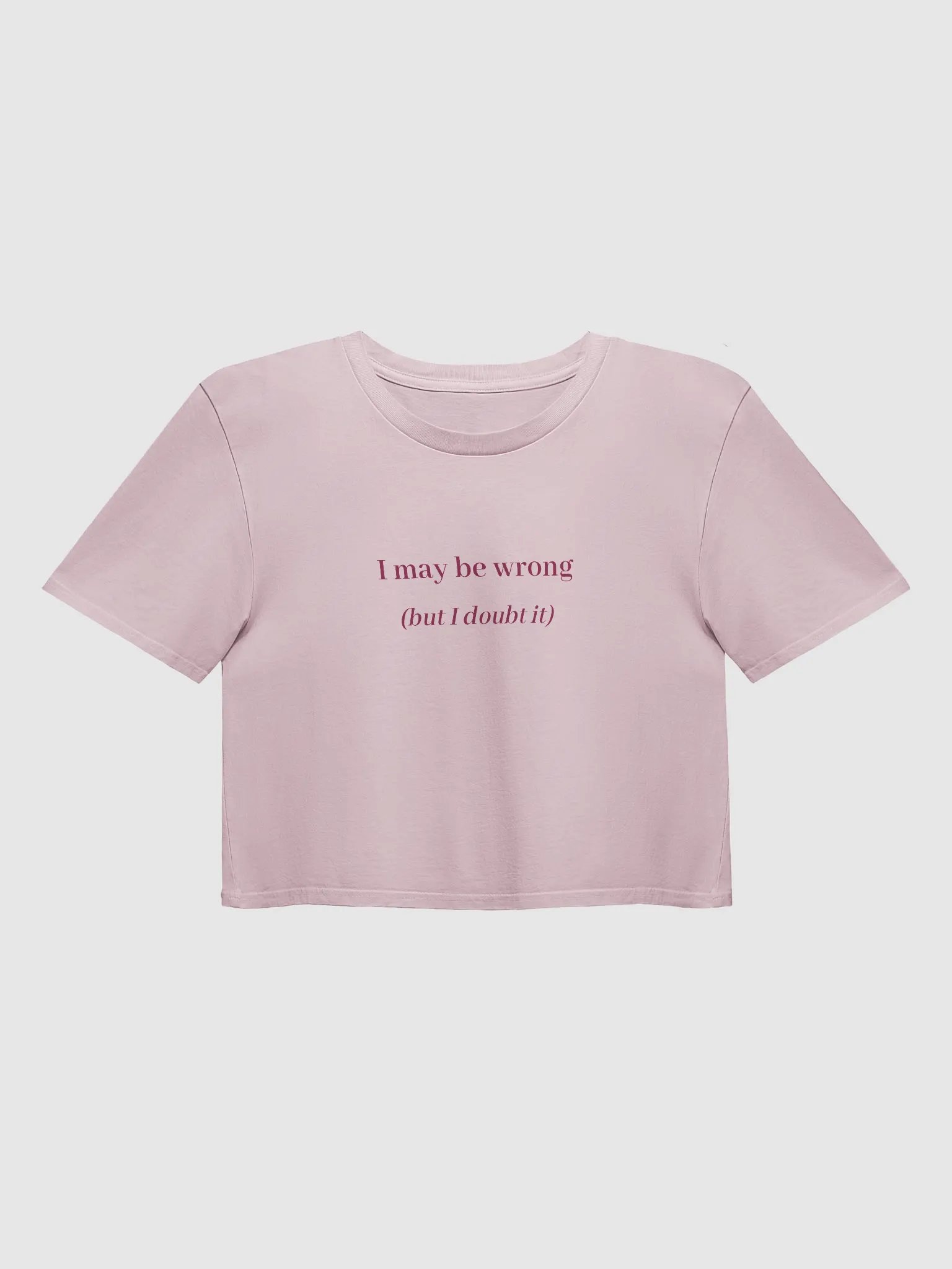 I may be wrong Crop Top product image (17)