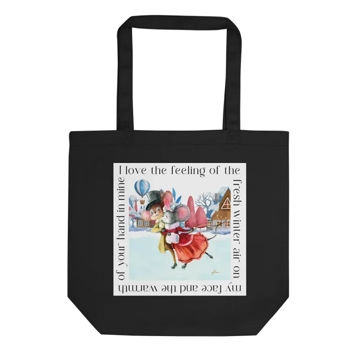 Warm Winter Embrace Eco Tote Bag product image (2)