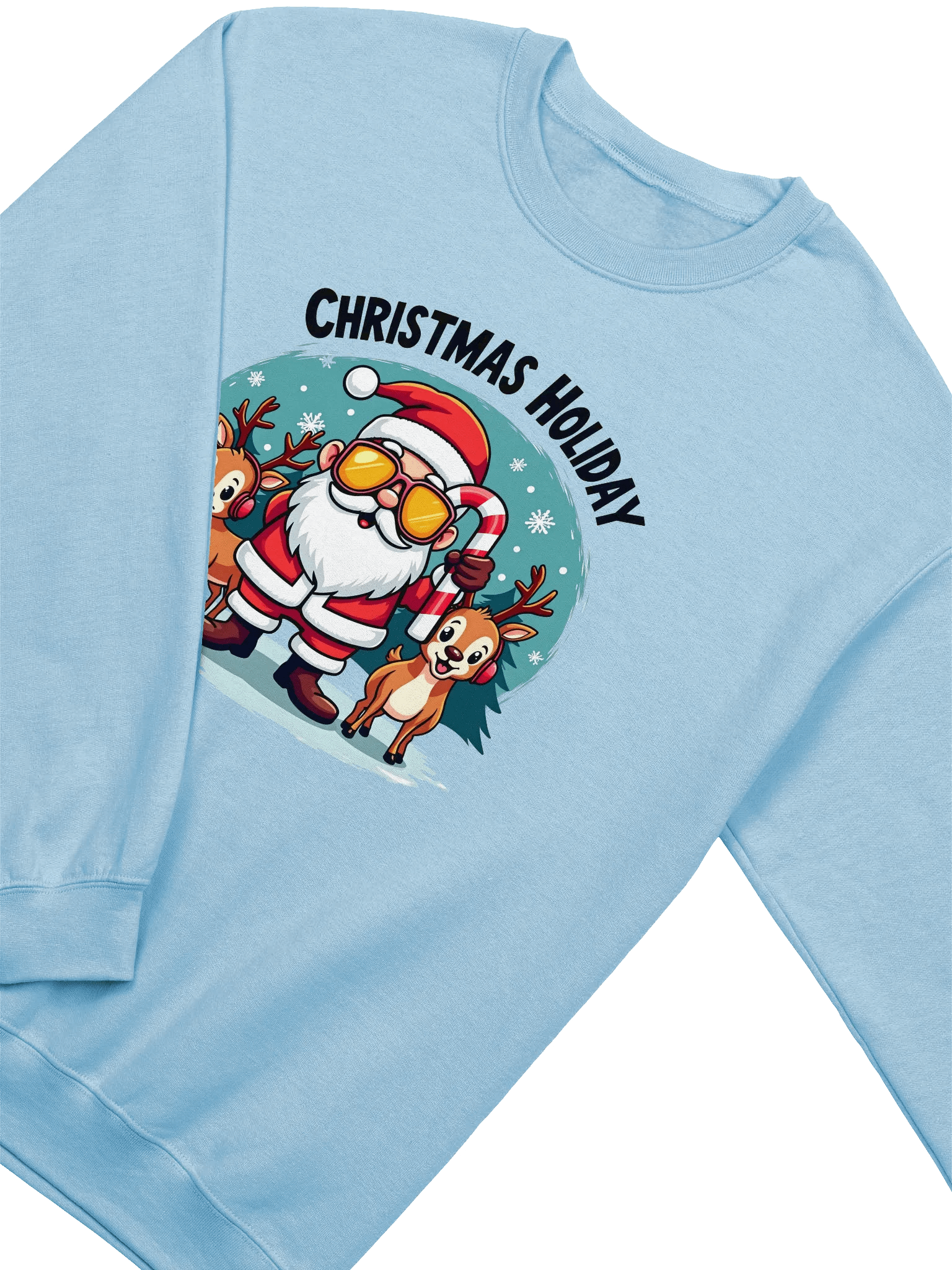 Santa's Cool Christmas Sweatshirt – Fun, Festive, and Cozy Holiday Wear product image (7)