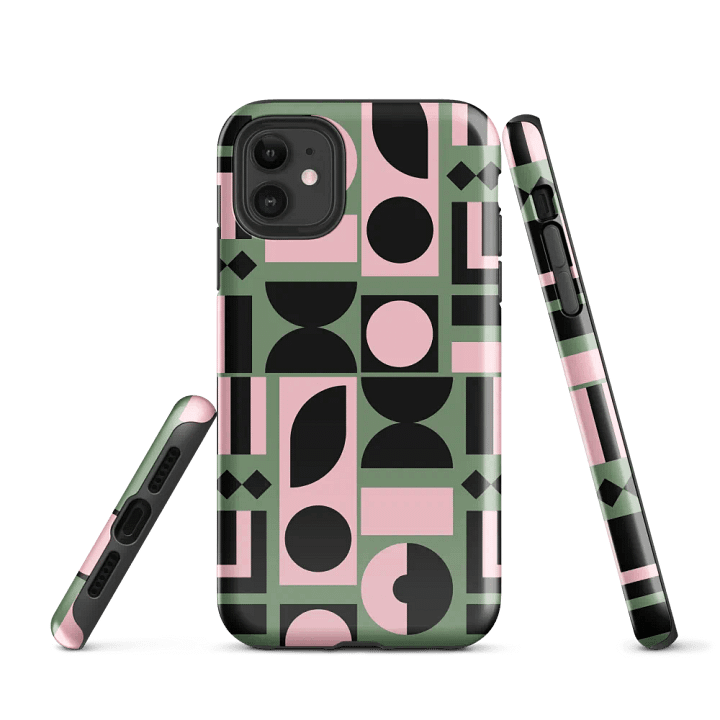 Symmetry in Pink iPhone® Tough Case product image (1)