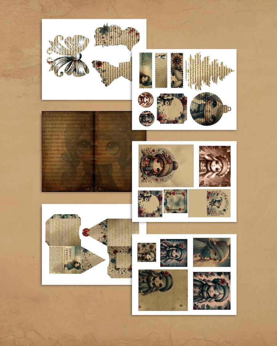 Bleak Midwinter Junk Journal Kit product image (4)
