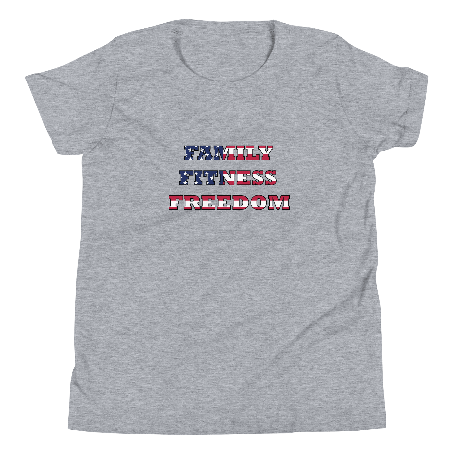 "Family Fitness Freedom"- Kids shirt Unisex product image (4)