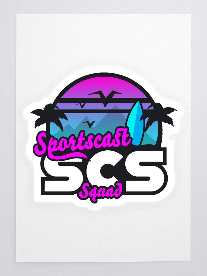 SCS SUMMERTIME STICKER product image (1)