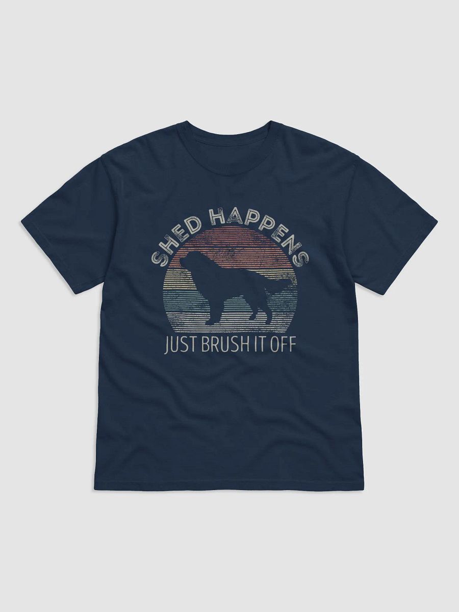 Shed Happens Bernese Mountain Dog Tee | Funny Retro-Vintage Sunset T-Shirt for Berner Owners product image (12)