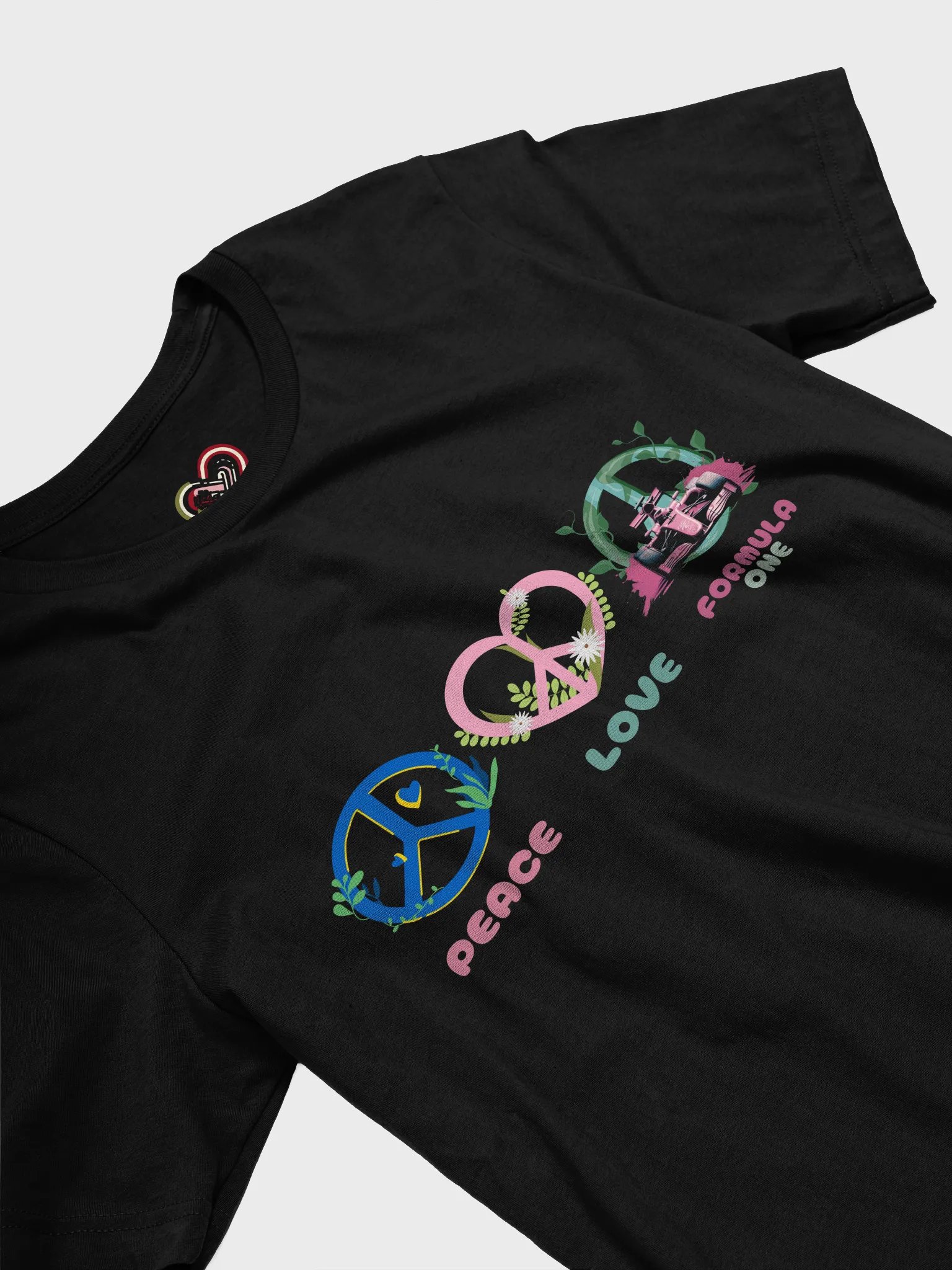 Peace, Love, Formula One T-Shirt product image (5)