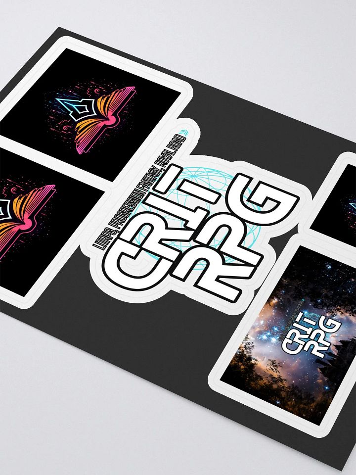 CritRPG Sticker set! :) product image (2)