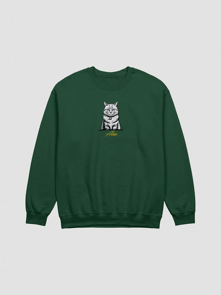 YOUR CAT! / SWEATSHIRT WITH PERSONALIZED NAME / EMBROIDERED product image (2)