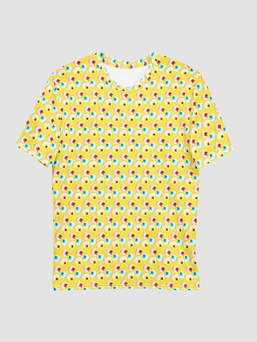 AIBALL All-Over Print Crew Neck T-Shirt (Yellow) product image (3)
