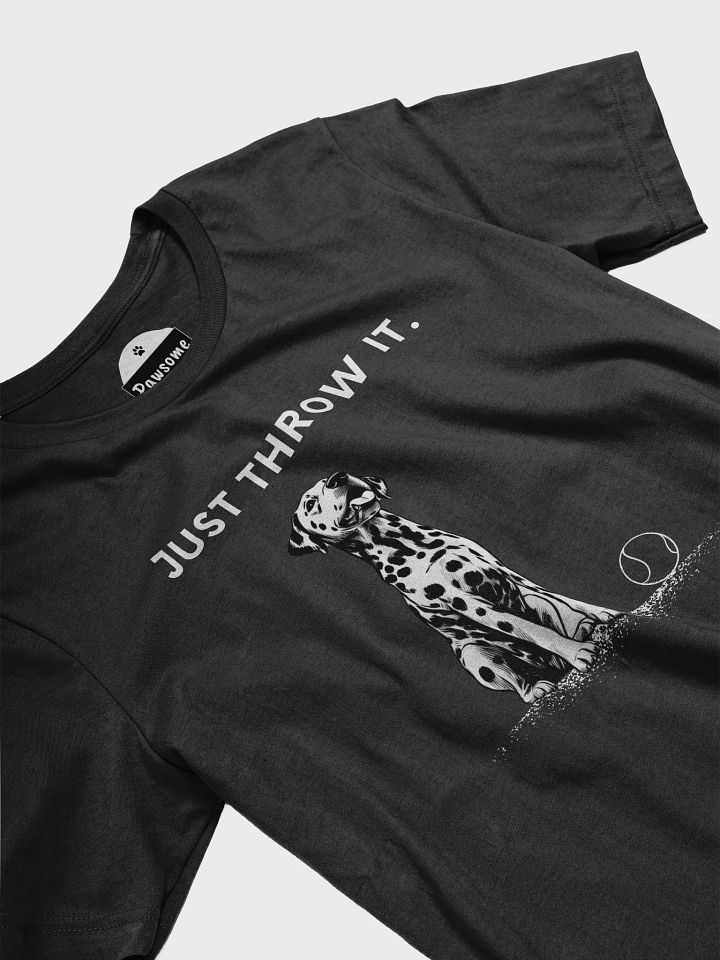 Playful Dalmatian Black T-Shirt product image (2)