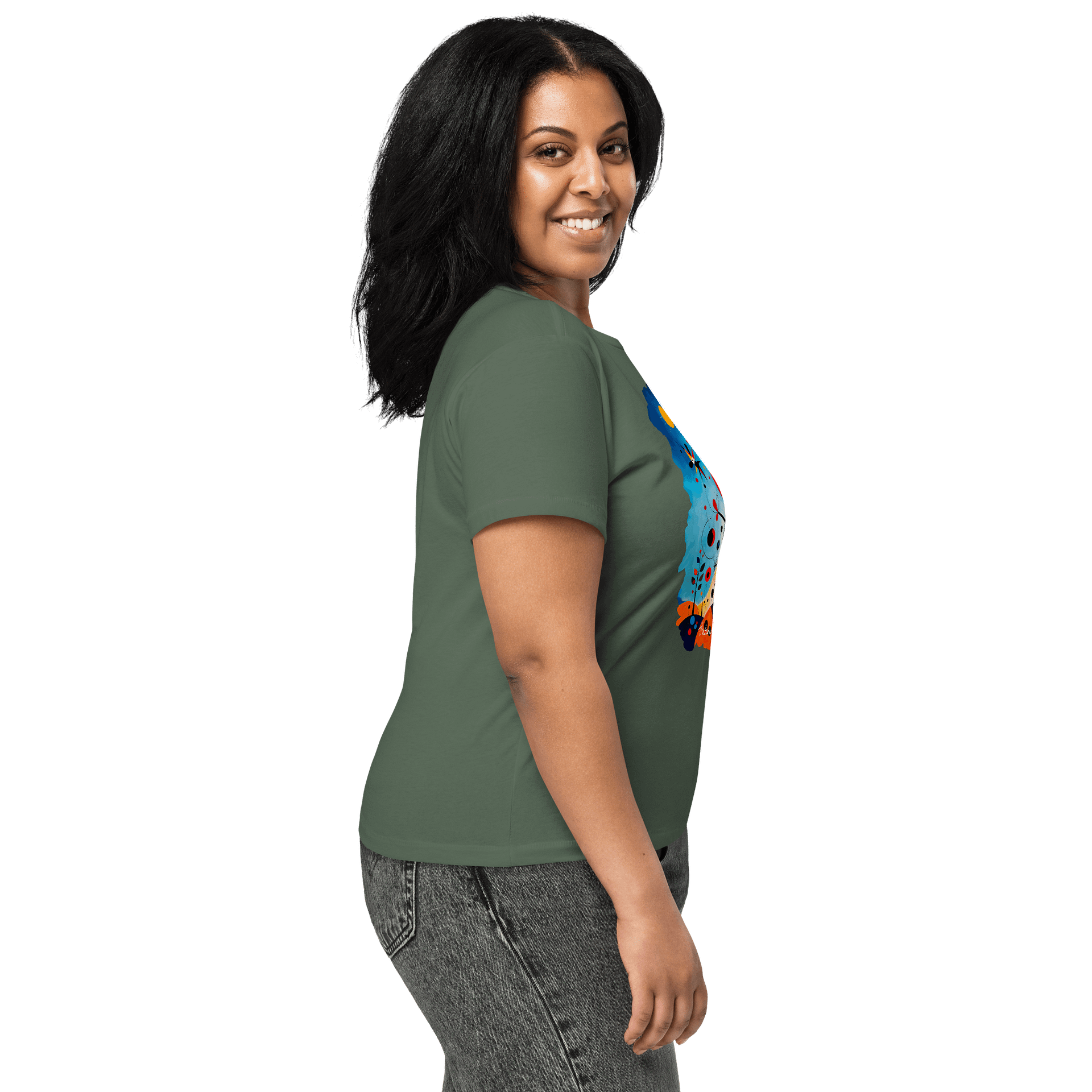 Cotton Heritage Women's High-Waisted Tee product image (30)