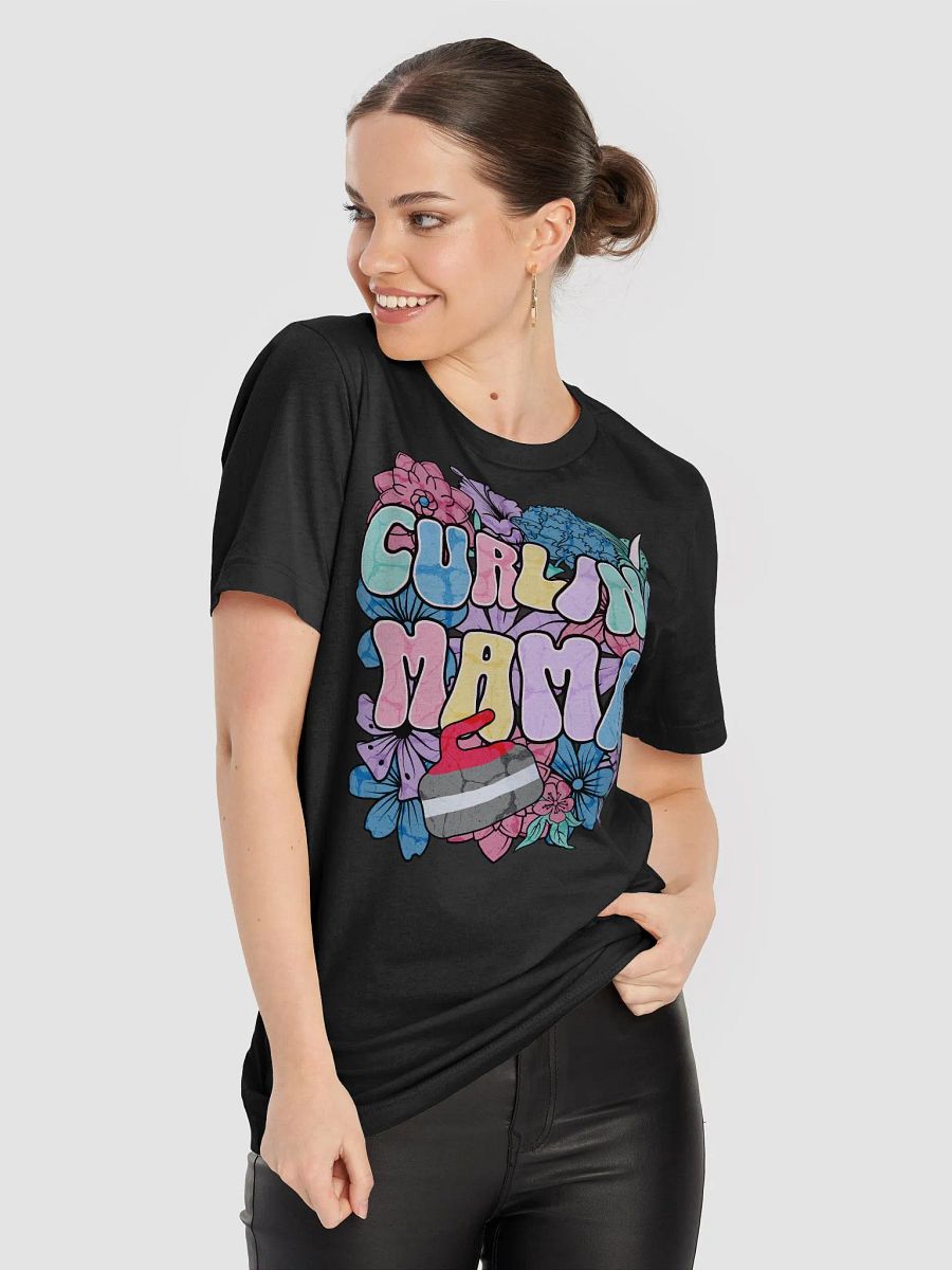 Curling Mama Floral T-Shirt product image (9)