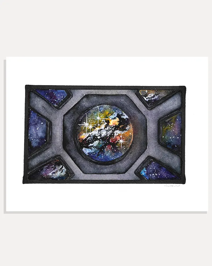 View of Space Giclée Art Print product image (1)