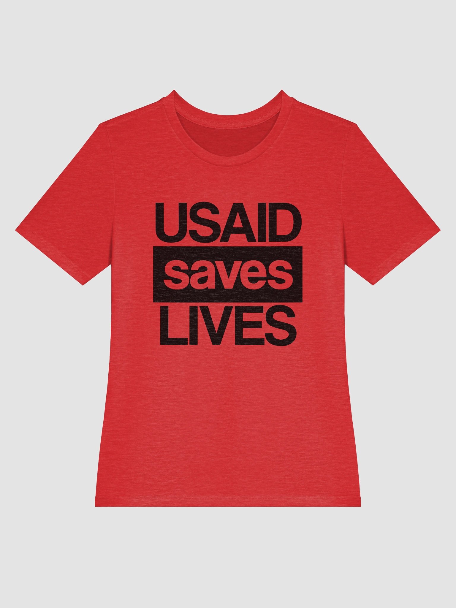 USAID Saves Lives Women's Cut T-Shirt product image (18)