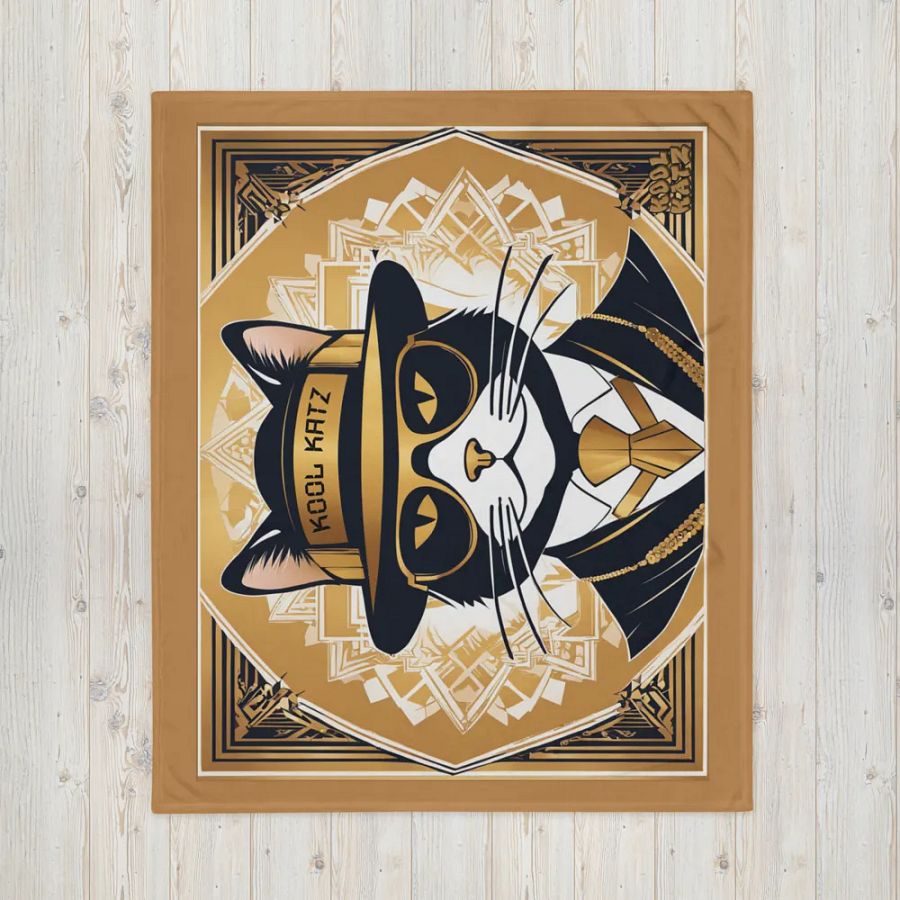 Real Kool Katz Plush Throw Blanket product image (4)