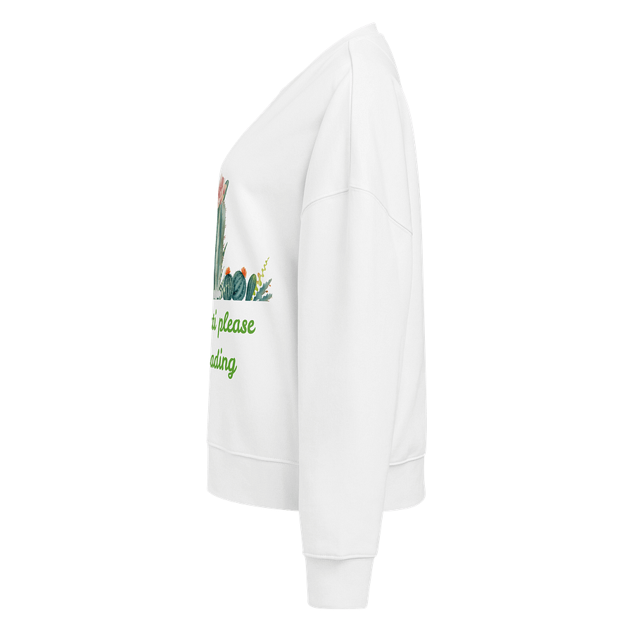 Cacti Please Loading Organic Sweatshirt product image (3)