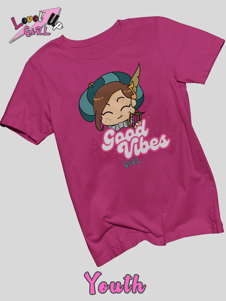 Gamer girl shirt - Good Vibes by G.i.R.L. youth product image (1)