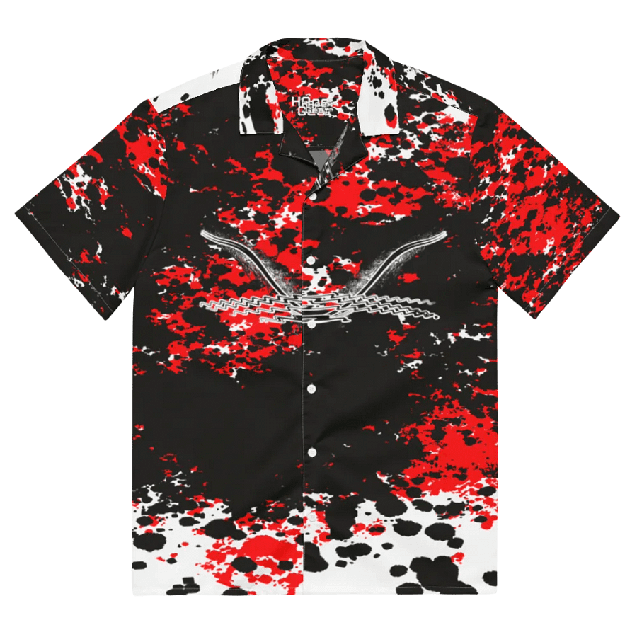 Black HApex Gear Black Logo Hawaiian Shirt product image (2)
