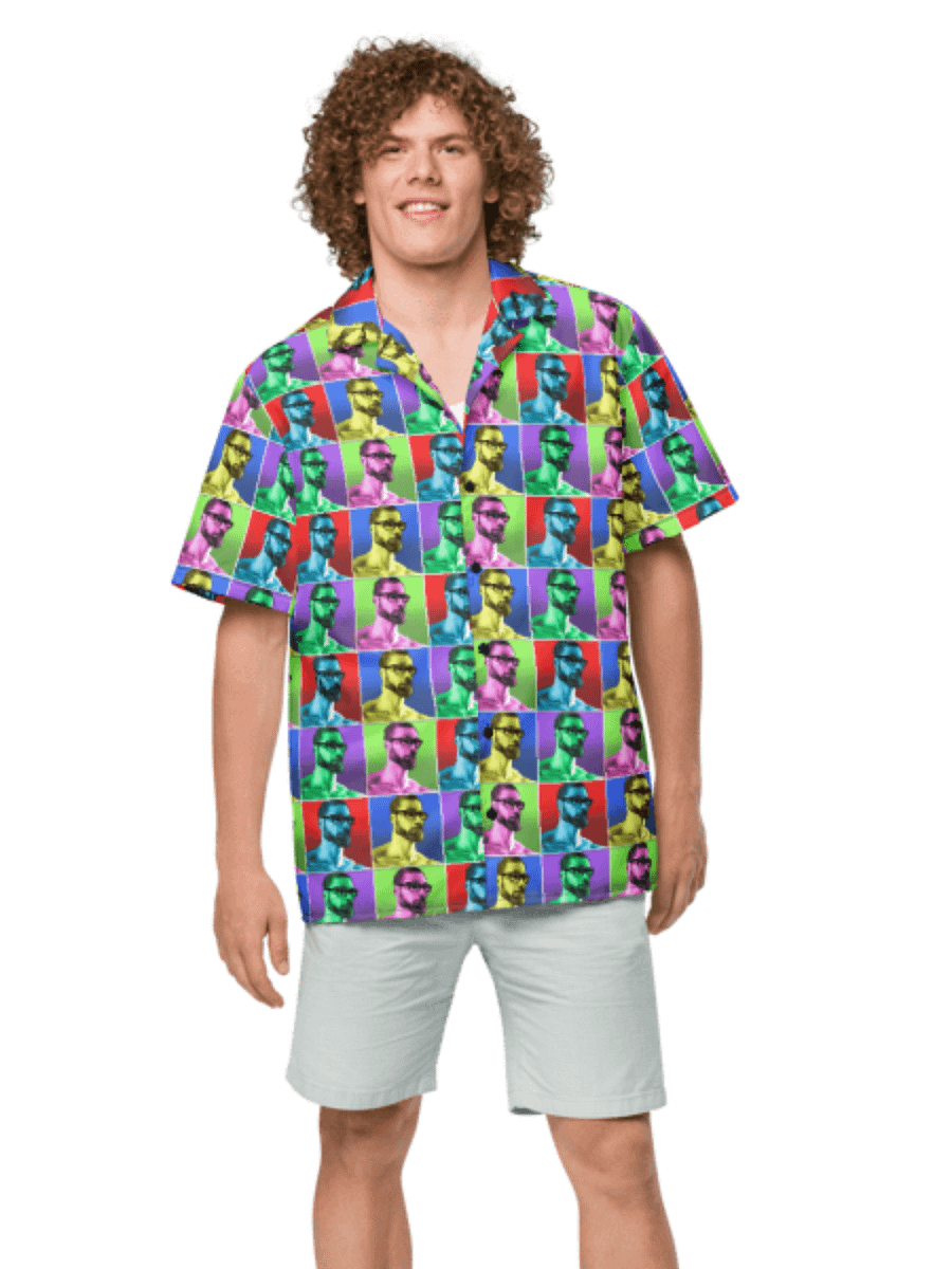 Giga McGarrah – Pop-Edition Hawaiian Button-Up Shirt product image (4)