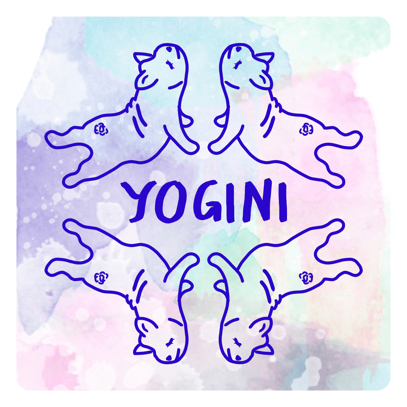 Yogini Quad Purple (Unisex Tee) product image (2)