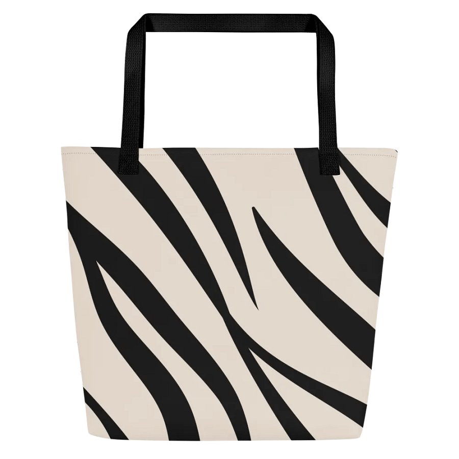 Afro Princess Polyester Tote (Zebra) product image (3)