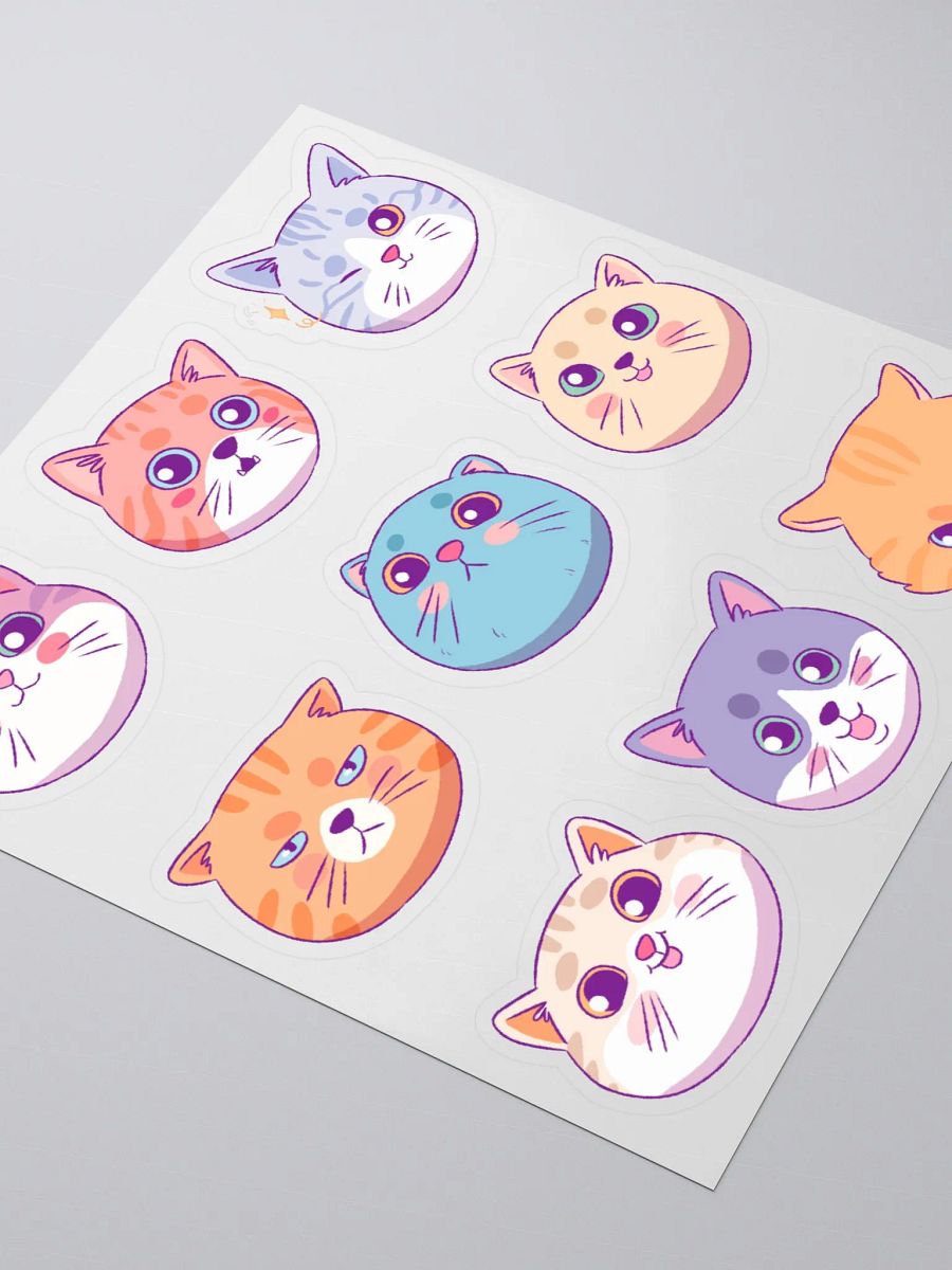 Whiskered Whimsy Sticker Set product image (4)