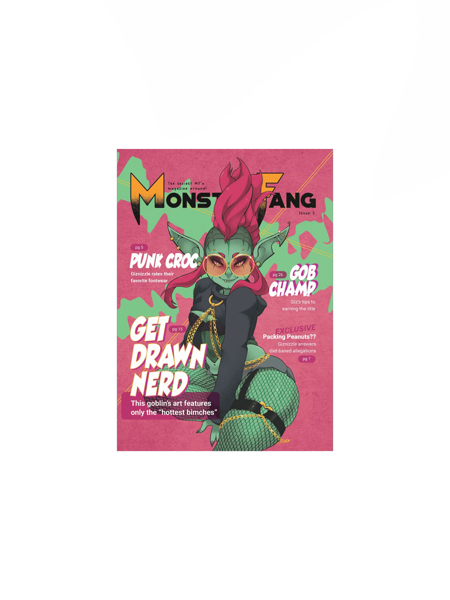 Giz Monster Fang print product image (1)