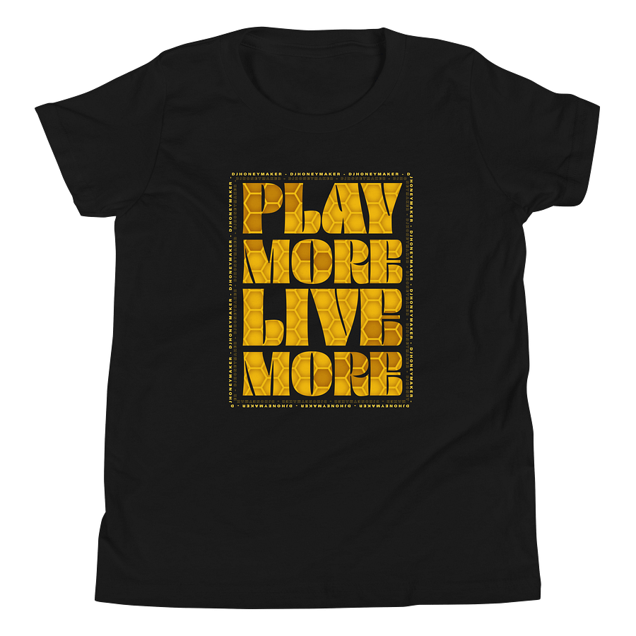 Play More Live More Youth Short Sleeve T-Shirt product image (16)