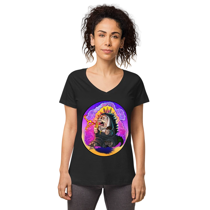 Repent: B&C Women's Fitted V-neck T-Shirt product image (1)