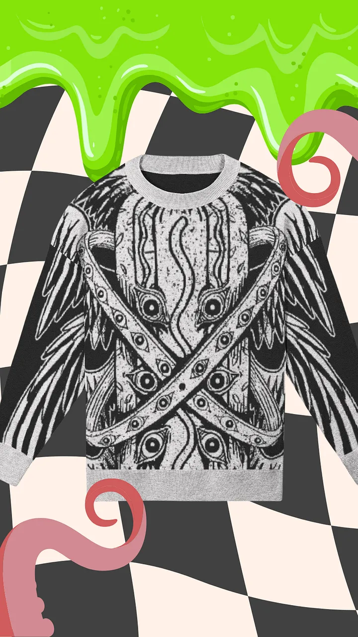 Biblically Accurate Hotdog Sweater product image (1)