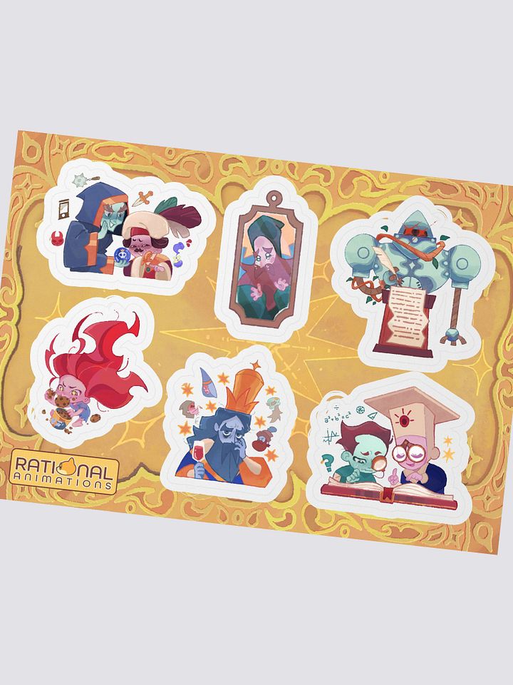 The King and the Golem - Sticker Sheet product image (1)