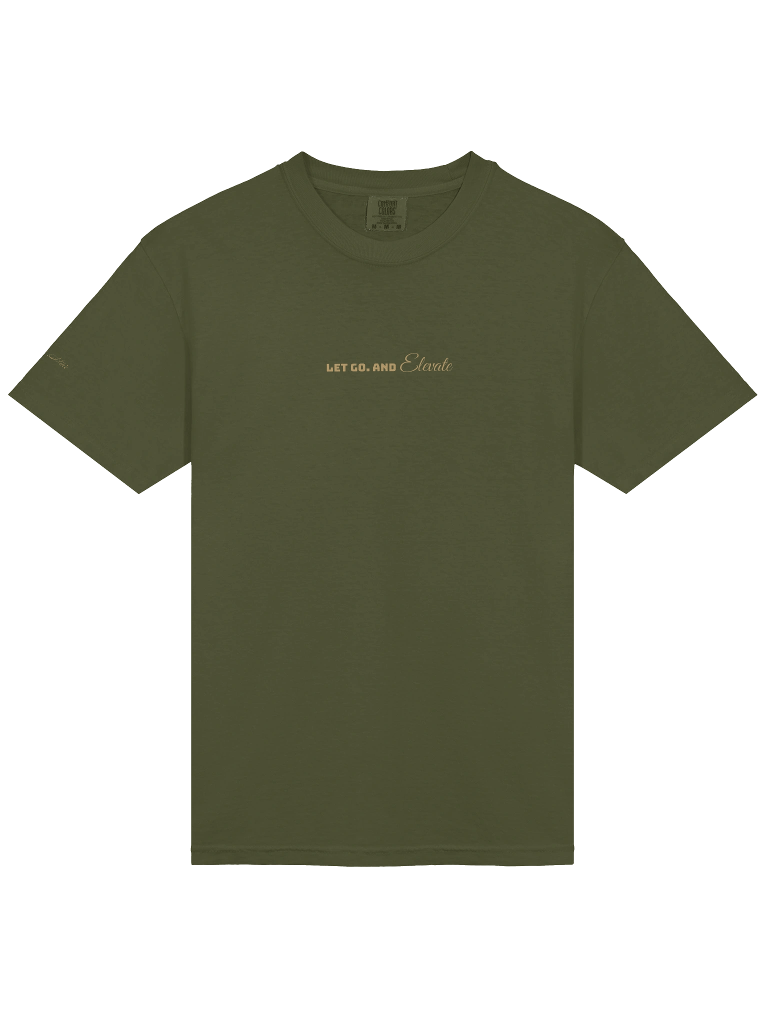 Soully Mine- GOLD PRINT Let Go. And Elevate T-Shirt product image (1)