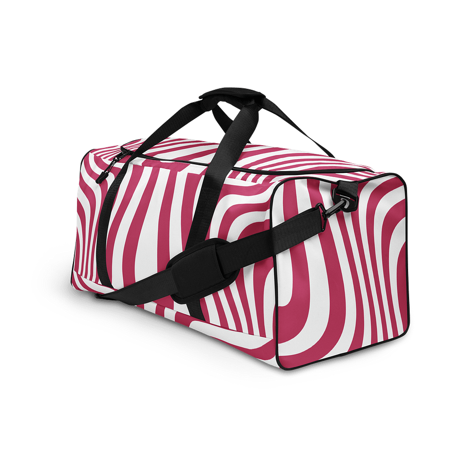 Illusion Wave Duffle Bag Pink product image (4)