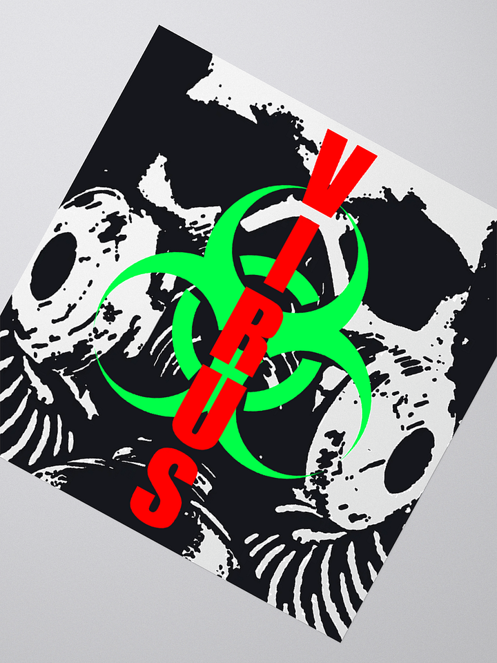 HAZARDOUS VIRUS STICKER!!! product image (2)