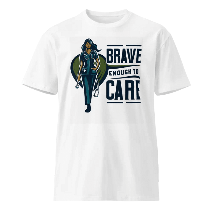 brave enough to care t-shirt product image (1)