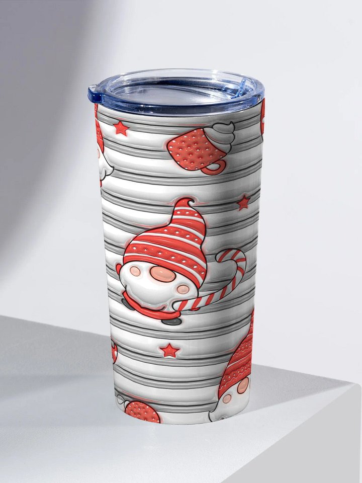 Festive Gnome Stainless Steel Tumbler product image (2)