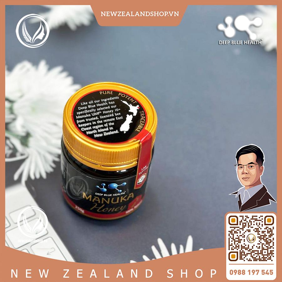 Mật ong Manuka 100% nguyên chất UFM10+ Deep Blue Health Manuka Honey 250g product image (5)