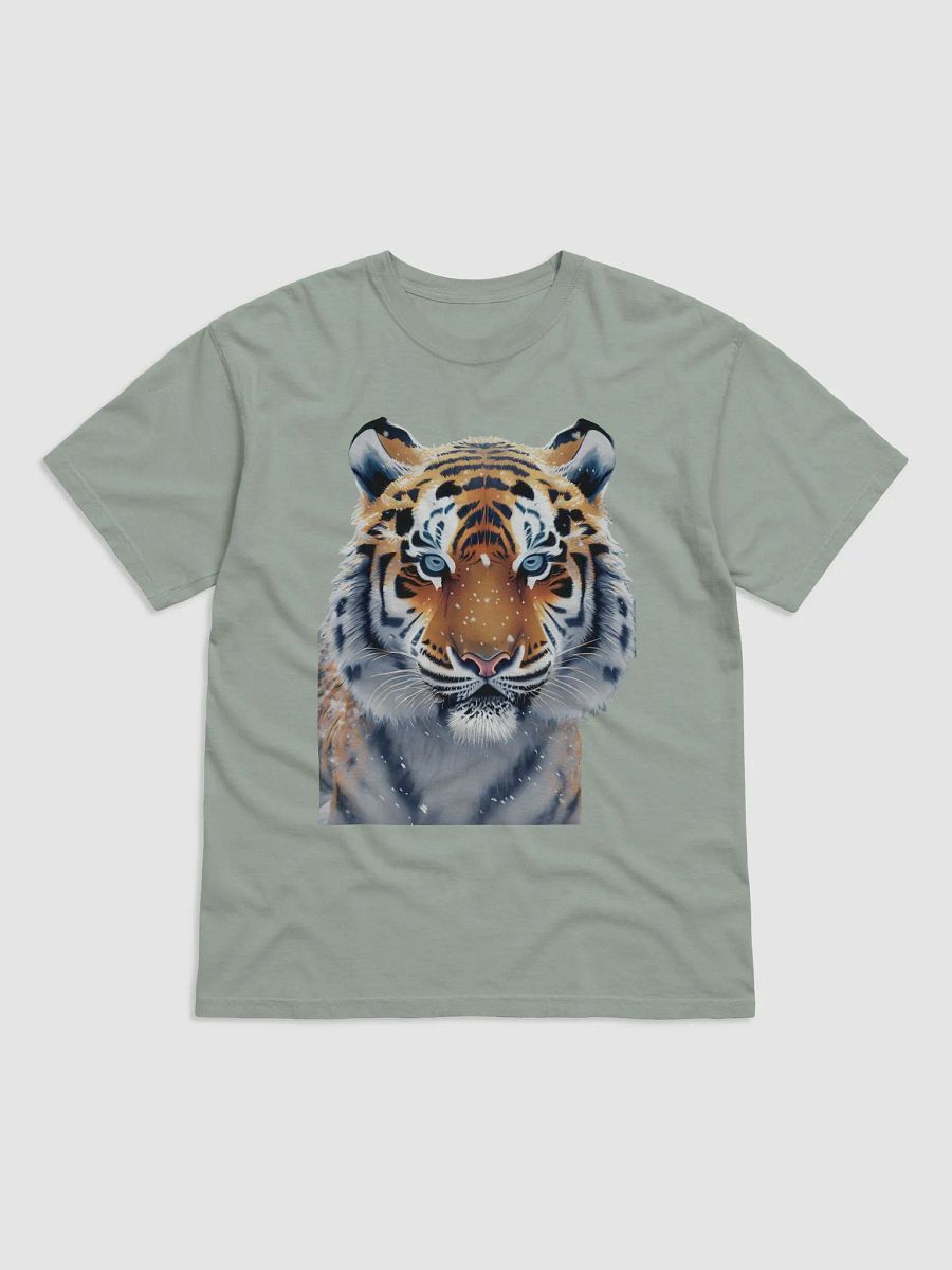Embrace the Untamed Spirit: Snow Tiger Graphic Tee product image (8)