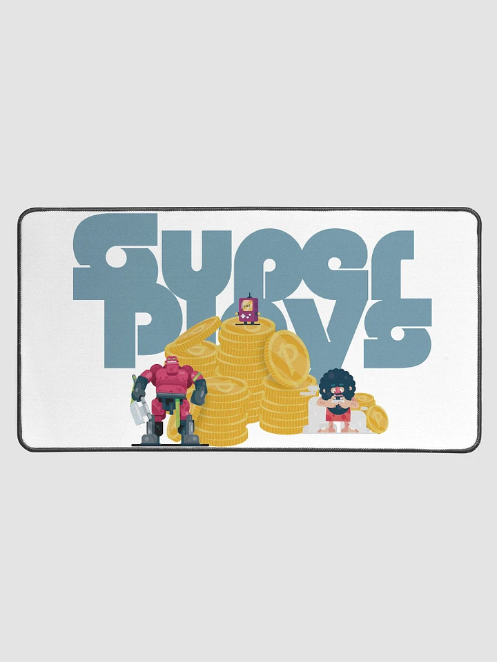 SuperPlays Desk Mat White product image (1)