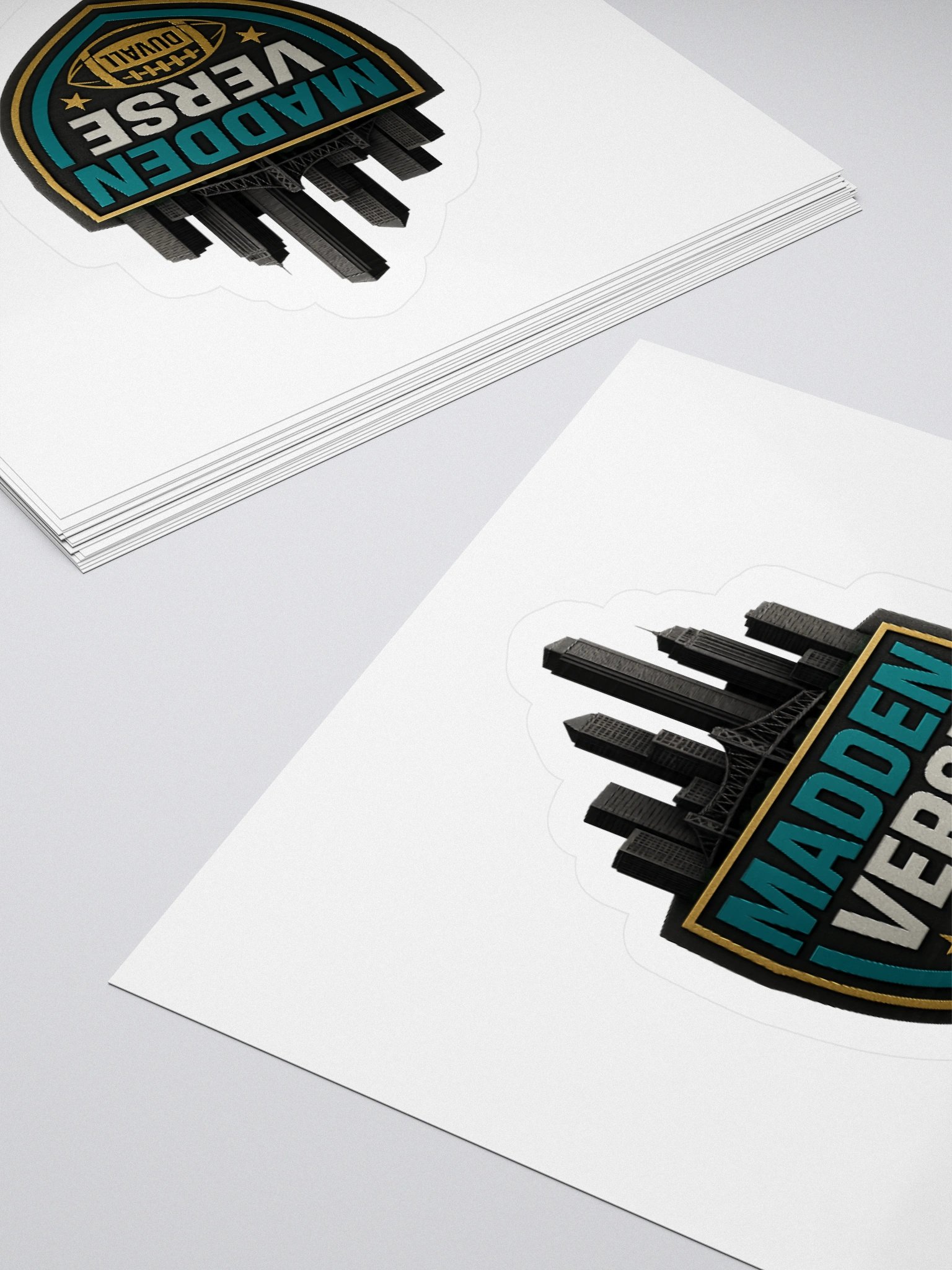 DUVALL FOOTBALL JACKSONVILLE CITYSCAPE STICKER product image (11)