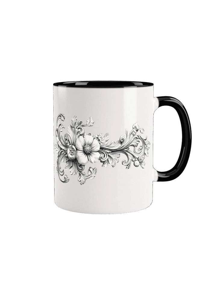 Symmetrical Blooms Ceramic Mug product image (2)