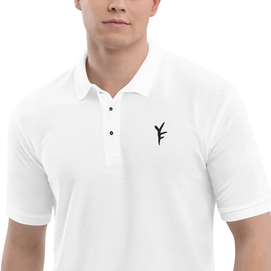 YF White Polo T-Shirt product image (7)