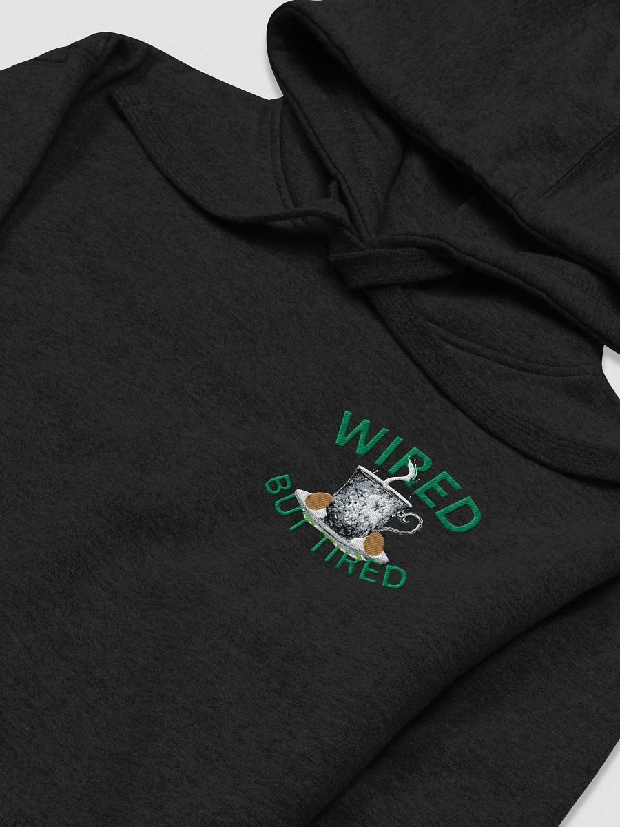 Embroidered Wired But Tired Teacup Hoodie product image (33)