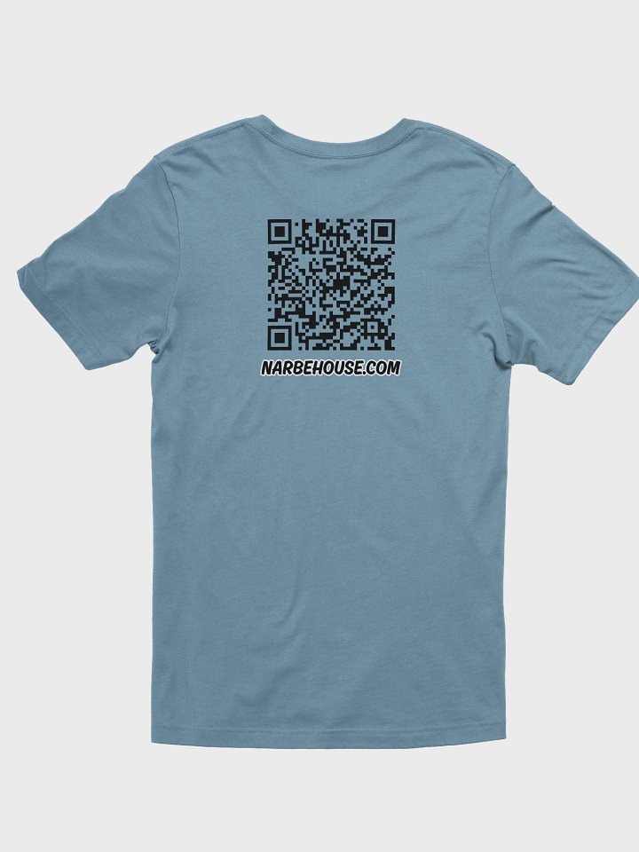 Beamin' Bright Benny Canvas T-Shirt With QR Code [Unisex] product image (2)