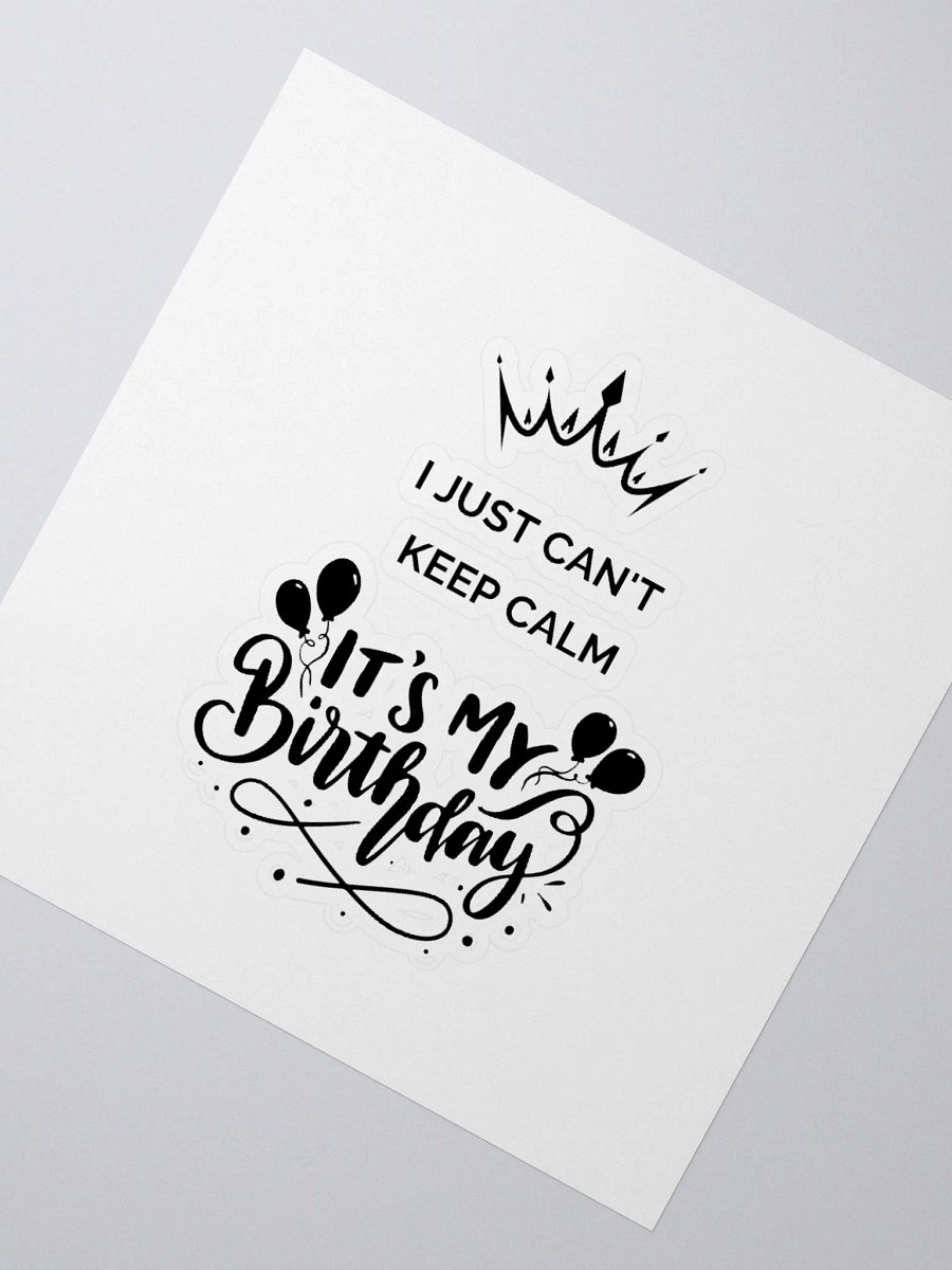 It's My Birthday Kiss Cut Stickers product image (8)