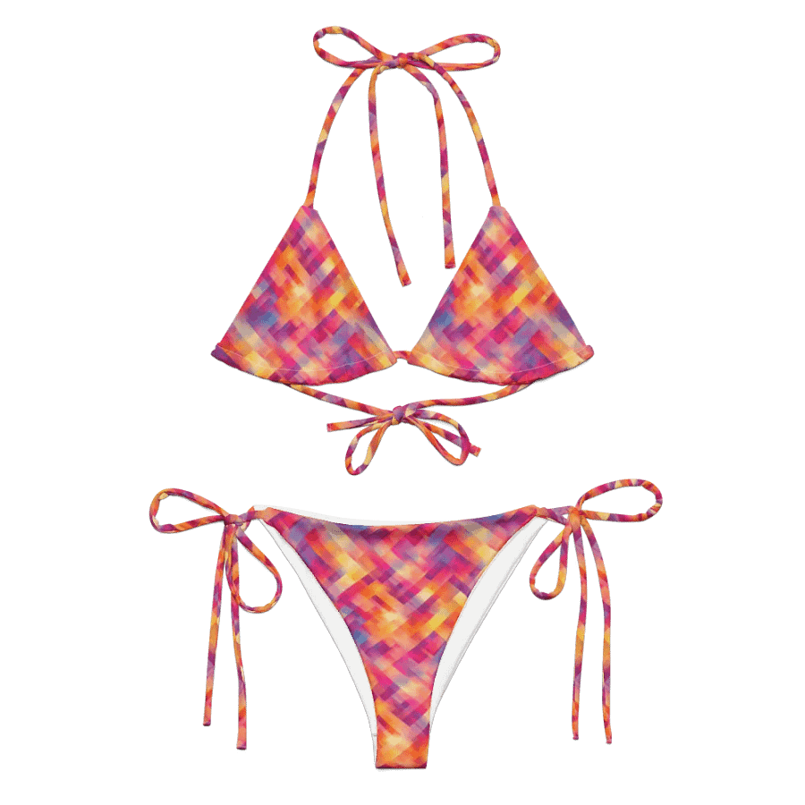 Vibrant Geometric Movement Bikini Set product image (2)