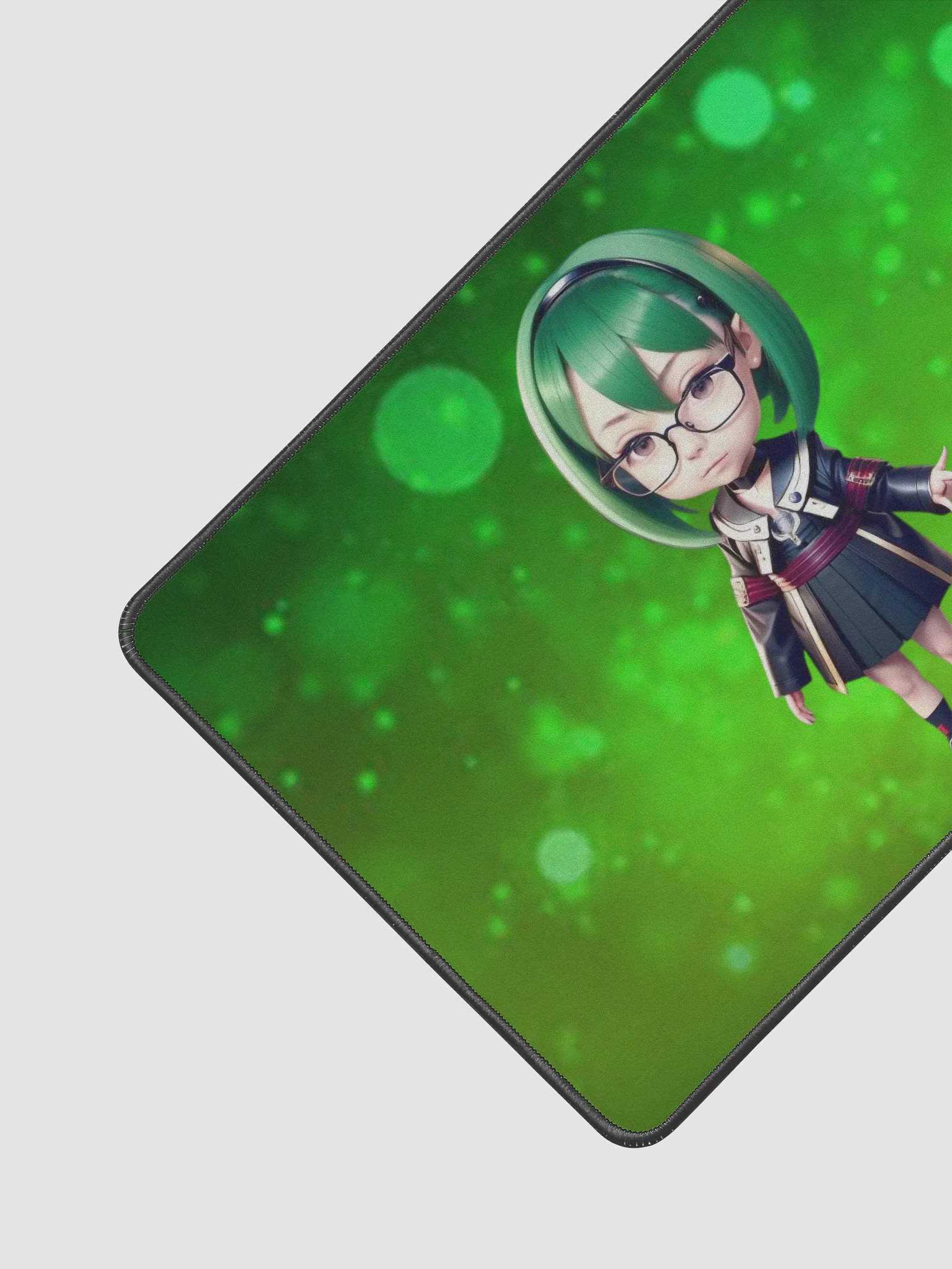 (Green CHIBI) K Desk Mat 12" x 18" product image (2)