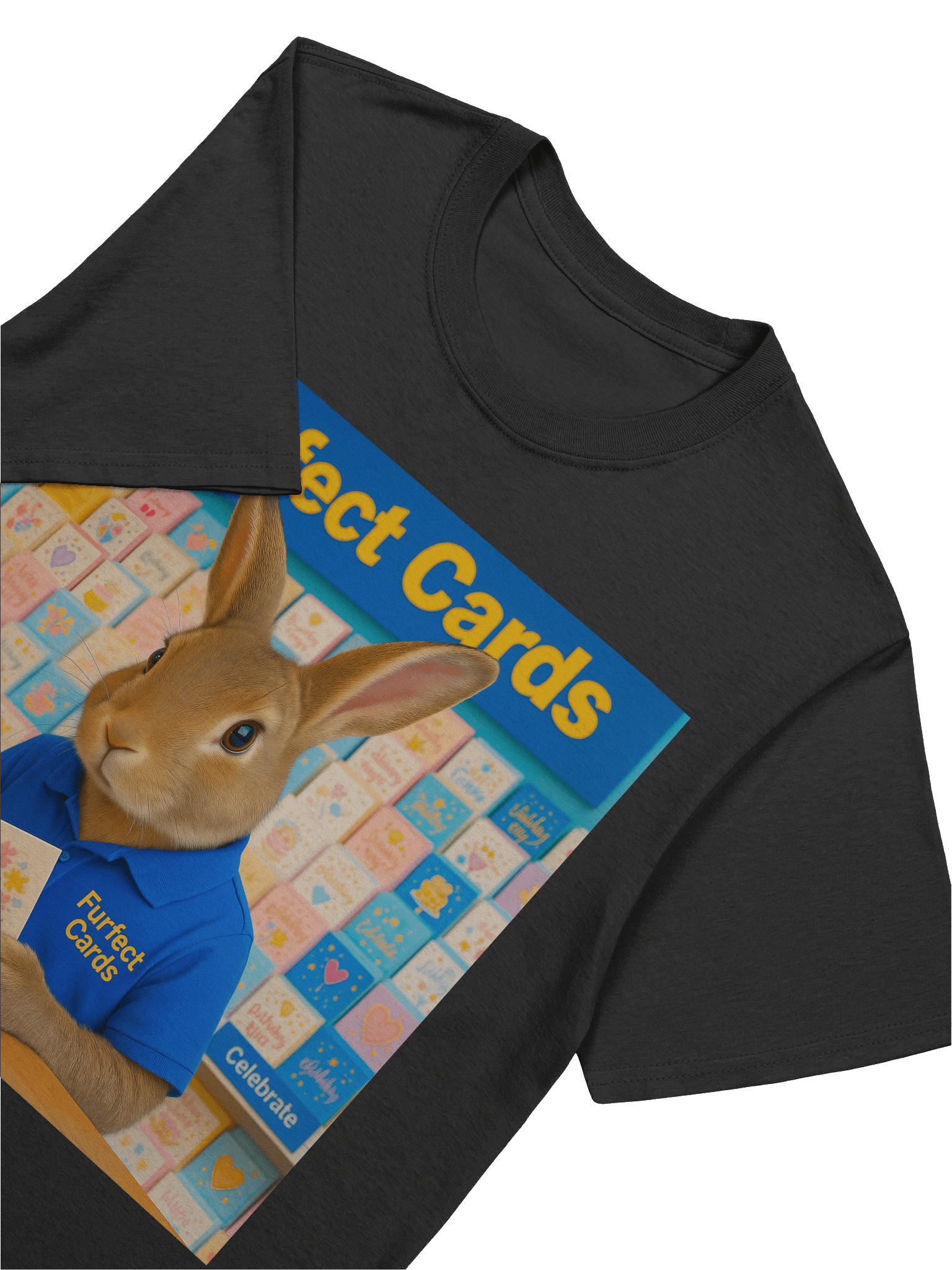 Furfect Cards Bunny Unisex T-Shirt product image (63)