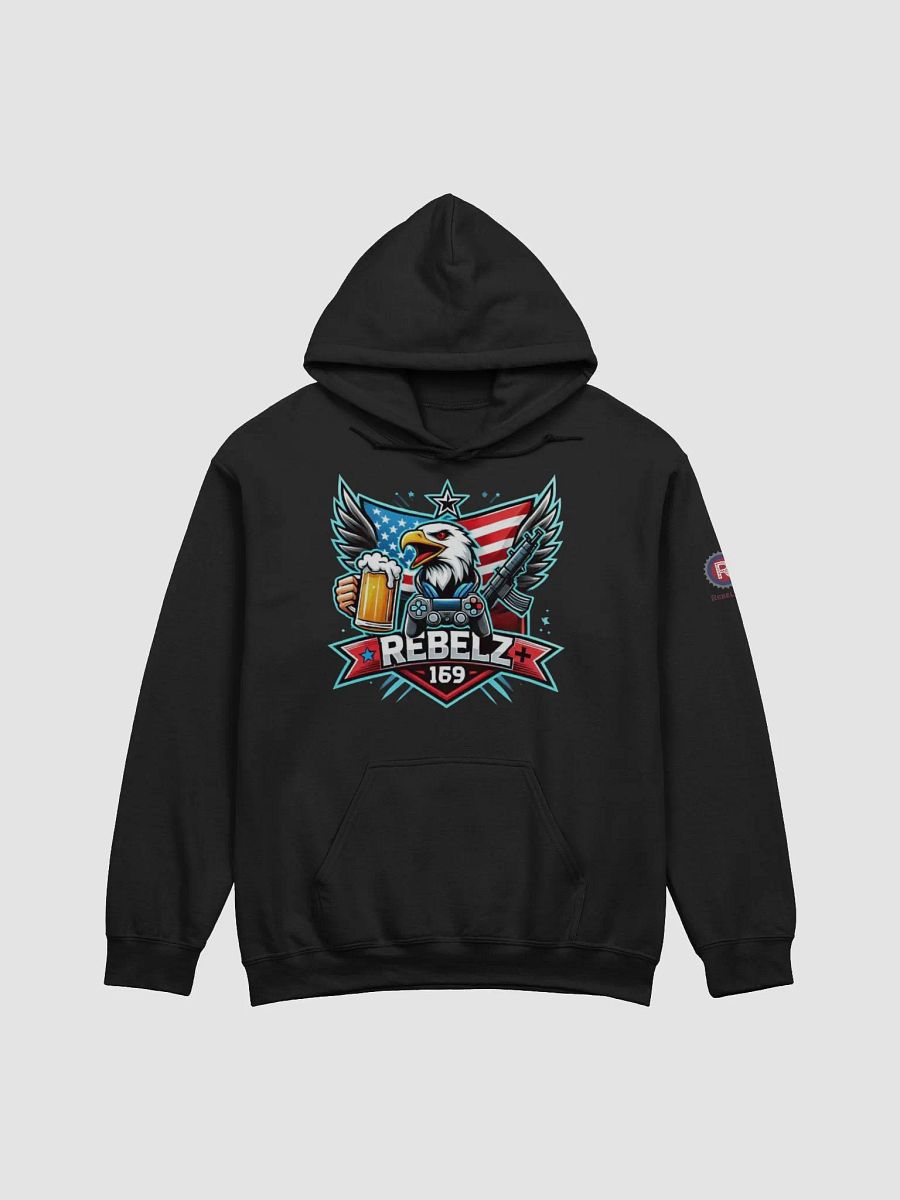 Rebelz169 Distressed Logo Hoodie product image (1)